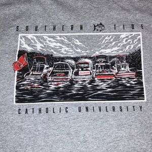 🎉4 for $20 Southern Tide Catholic University Short Sleeve Tee, Large